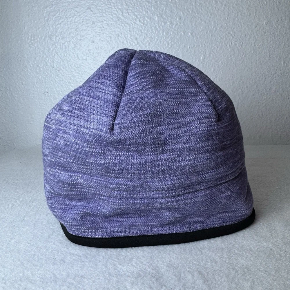 Frostbite Purple Beanie Stocking Cap Hat Lined Winter Outdoor Lavender
